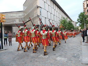75è aniversari Associació de Jesús Crucificat - Manaies de Girona. Recollida del Penó