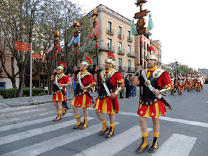 75è aniversari Associació de Jesús Crucificat - Manaies de Girona. Recollida del Penó