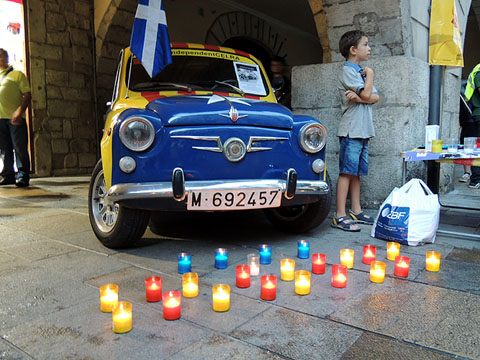 El 600 independentista, sota les voltes de la plaça del Vi