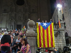 Diada Nacional 2014. Concert a les escales de la Catedral