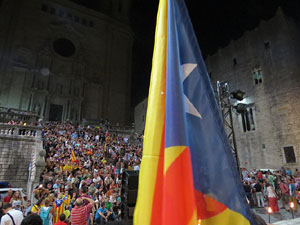 Diada Nacional 2014. Concert a les escales de la Catedral