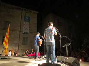Diada Nacional 2014. Concert a les escales de la Catedral