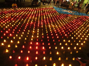 L'estelada a la pla&ccedil;a de la Independ&egrave;ncia