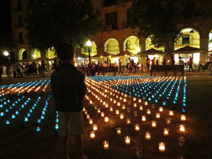 L'estelada a la pla&ccedil;a de la Independ&egrave;ncia