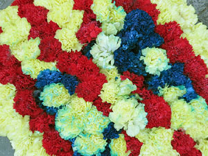 Diada Nacional 2014. Ofrena floral a Carles Rahola