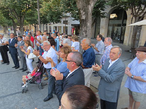 Diada Nacional 2014. Ofrena floral a Carles Rahola