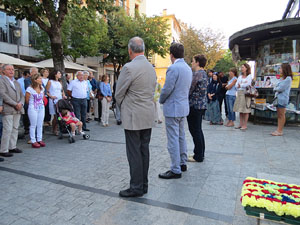 Diada Nacional 2014. Ofrena floral a Carles Rahola