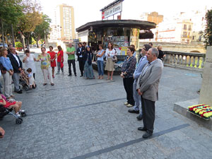 Diada Nacional 2014. Ofrena floral a Carles Rahola