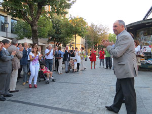 Diada Nacional 2014. Ofrena floral a Carles Rahola