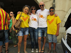 Diada Nacional 2014. Sardanes i concentraci&oacute; a la pla&ccedil;a del Vi