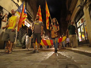 Diada Nacional 2014. La Marxa de Torxes