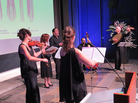 Actuaci&oacute; de l'ensemble M&uacute;sica Antiga de Girona