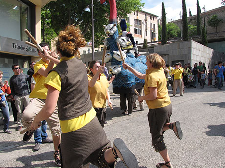 Festes de Primavera de Girona 2014. Cercavila amb el Tarl&agrave; de l'Argenteria