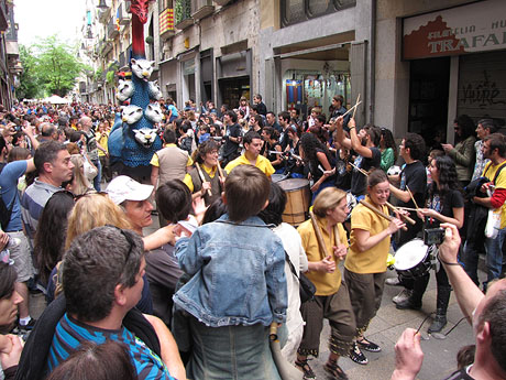 Festes de Primavera de Girona 2014. La penjada del Tarl&agrave; de l'Argenteria