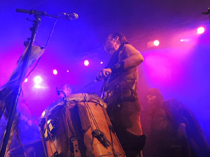 Fires de Sant Narc&iacute;s 2013. Espectacle de Berros de la Cort i Alma Cubrae a la pla&ccedil;a de Sant Feliu