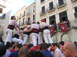 Fires de Sant Narcís 2013. Diada castellera a la plaça del Vi