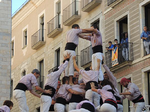 Fires de Sant Narcís 2013. Diada castellera a la plaça del Vi