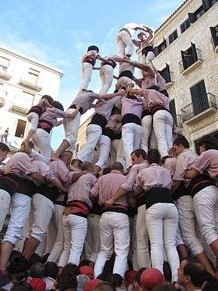 Fires de Sant Narcís 2013. Diada castellera a la plaça del Vi