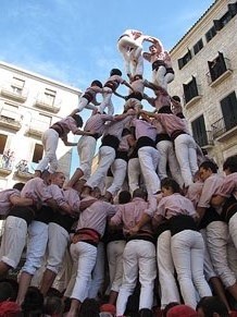 Fires de Sant Narcís 2013. Diada castellera a la plaça del Vi