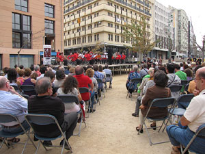 Fires de Sant Narcís 2013. Concert a la plaça de Santa Susanna per la Banda 