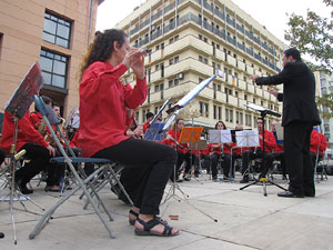 Fires de Sant Narcís 2013. Concert a la plaça de Santa Susanna per la Banda 