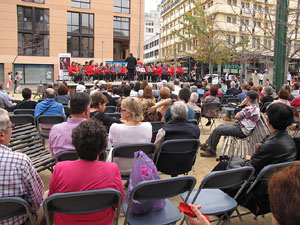 Fires de Sant Narcís 2013. Concert a la plaça de Santa Susanna per la Banda 