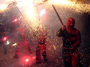 Fires de Sant Narc&iacute;s 2013. El correfoc. 25 anys dels Diables de l'Onyar