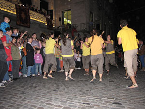 Fires de Sant Narc&iacute;s 2013. Espectacle a la pla&ccedil;a del Vi