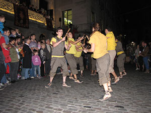Fires de Sant Narc&iacute;s 2013. Espectacle a la pla&ccedil;a del Vi