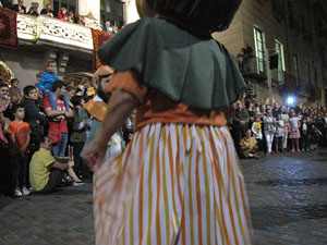 Fires de Sant Narc&iacute;s 2013. Espectacle a la pla&ccedil;a del Vi