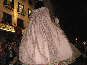 Fires de Sant Narc&iacute;s 2013. Espectacle a la pla&ccedil;a del Vi