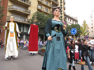Fires de Sant Narc&iacute;s 2013. Trobada de gegants: la cercavila