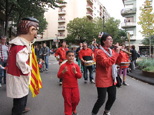 Fires de Sant Narc&iacute;s 2013. Trobada de gegants: la cercavila