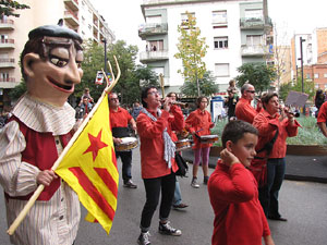 Fires de Sant Narc&iacute;s 2013. Trobada de gegants: la cercavila