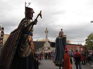 Fires de Sant Narc&iacute;s 2013. Trobada de gegants: la cercavila