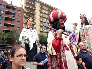 Fires de Sant Narc&iacute;s 2013. Trobada de gegants: la cercavila