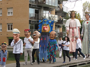 Fires de Sant Narcís 2013. Trobada de gegants: la cercavila