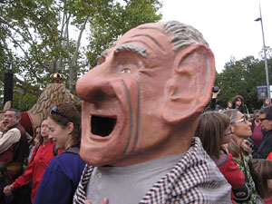 Fires de Sant Narc&iacute;s 2013. Trobada de gegants: la ballada