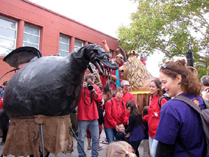 Fires de Sant Narc&iacute;s 2013. Trobada de gegants: la ballada
