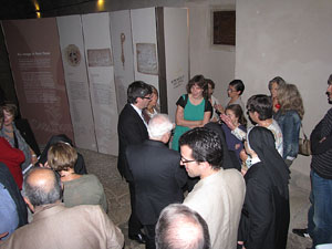 Fires de Sant Narcís 2013. Inauguració exposició La Girona Medieval al monestir de Sant Daniel