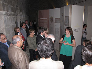 Fires de Sant Narcís 2013. Inauguració exposició La Girona Medieval al monestir de Sant Daniel