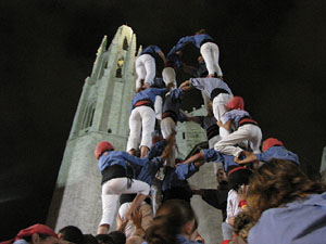 Fires de Sant Narcís 2013. Castells de Vigília a la plaça de Sant Feliu