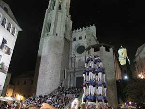 Fires de Sant Narcís 2013. Castells de Vigília a la plaça de Sant Feliu