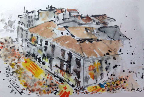 Apunt a l'aquarel·la de Fonsu Mateu