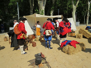 Girona resisteix! Jornades de recreació històrica de la Guerra de Successió. El campament barroc