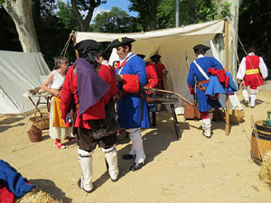 Girona resisteix! Jornades de recreació històrica de la Guerra de Successió. El campament barroc