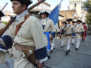 Girona resisteix! Jornades de recreaci&oacute; hist&ograve;rica de la Guerra de Successi&oacute;. Escaramussa al Pont de Pedra
