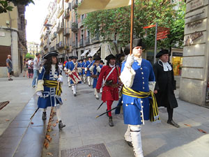 Girona resisteix! Jornades de recreaci&oacute; hist&ograve;rica de la Guerra de Successi&oacute;. Presentaci&oacute; de la recreaci&oacute;