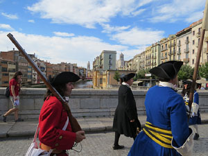 Girona resisteix! Jornades de recreaci&oacute; hist&ograve;rica de la Guerra de Successi&oacute;. Presentaci&oacute; de la recreaci&oacute;