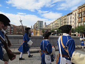 Girona resisteix! Jornades de recreaci&oacute; hist&ograve;rica de la Guerra de Successi&oacute;. Presentaci&oacute; de la recreaci&oacute;